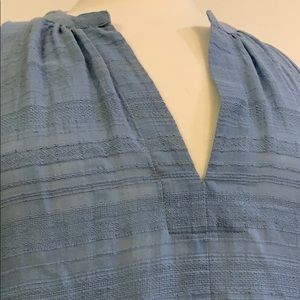 BCBG Maxazria blue loose fit midi dress